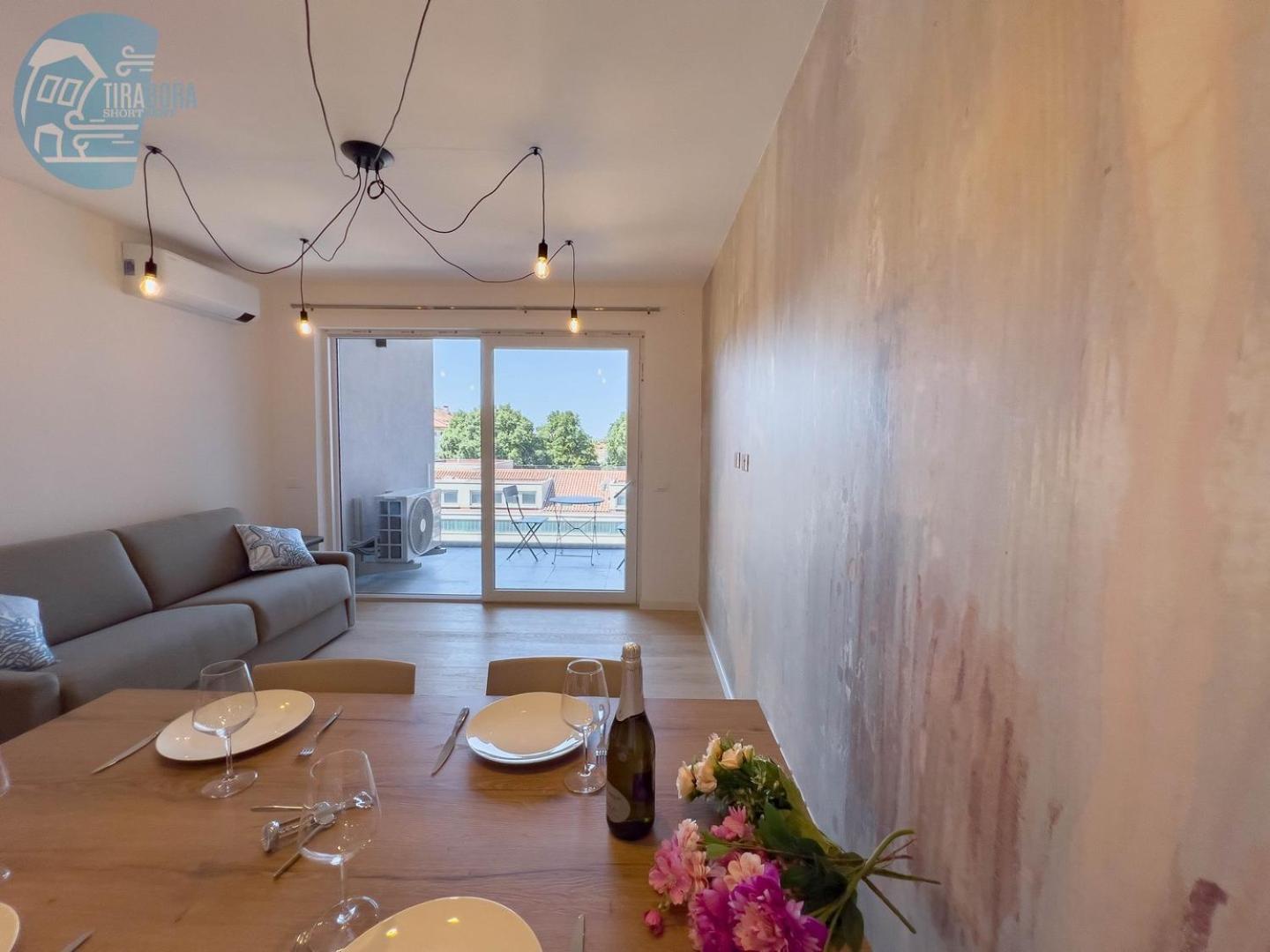 Apartment Blue Life Tirabora Short Rent