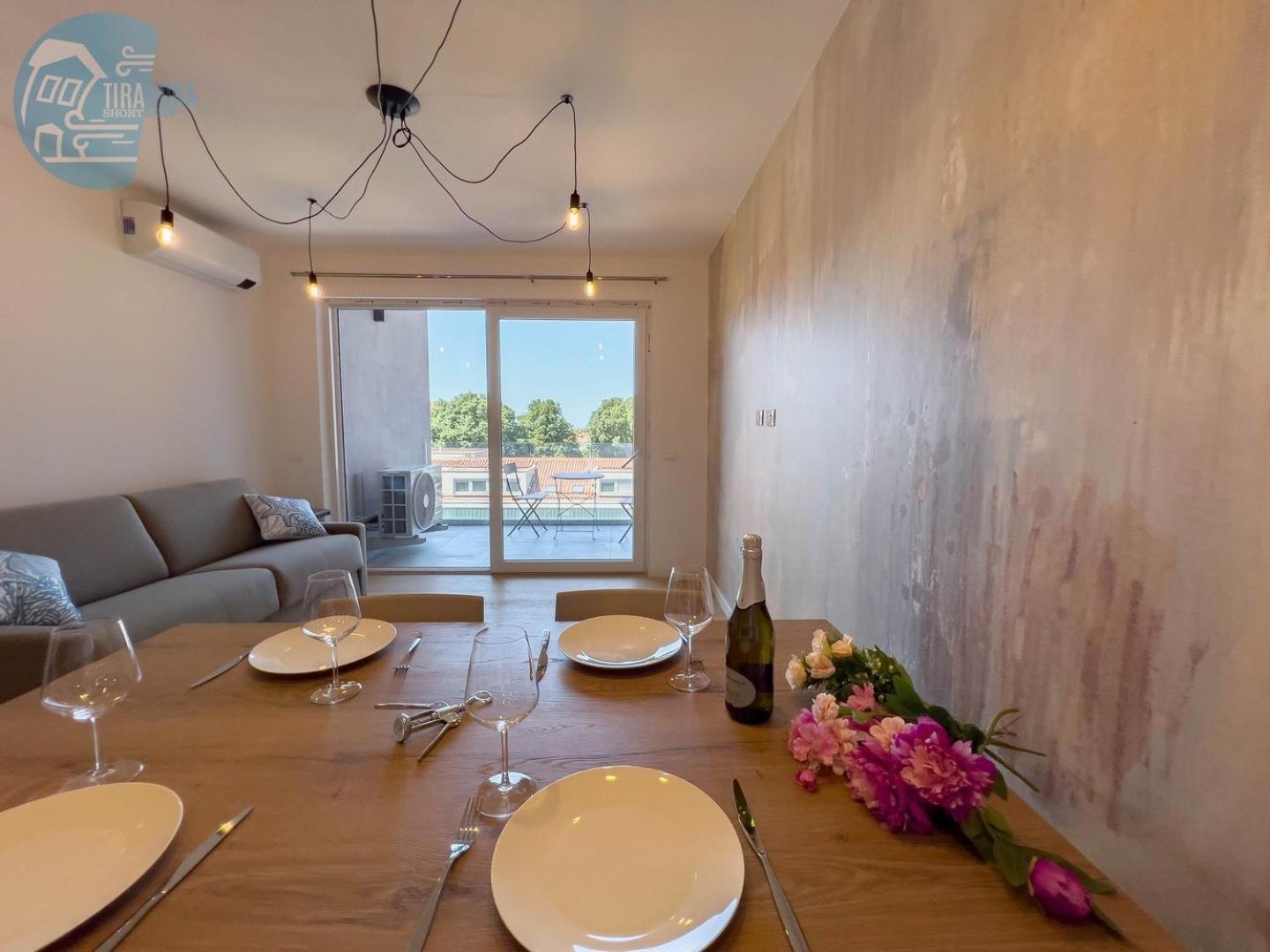 Apartment Blue Life Tirabora Short Rent *